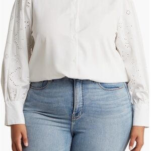 Chic White Button Down Shirt for Women